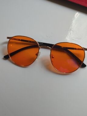 Swanwick Blue Light Blocking Sleep Night Glasses With Pouch Aviators